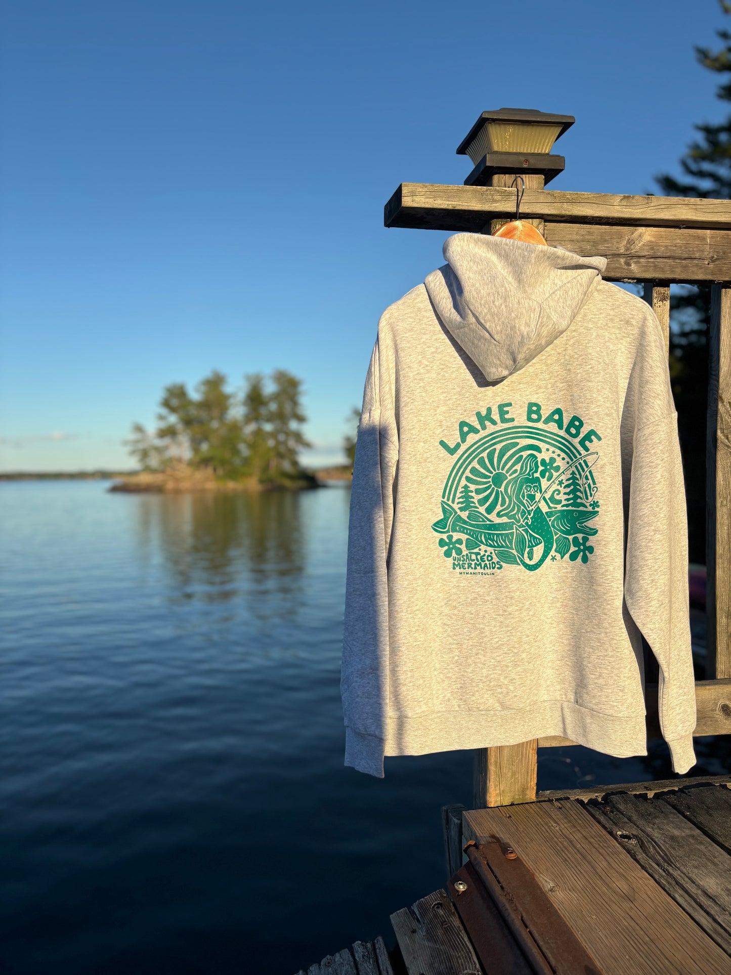 Lake Babe ¼ Zip Hoodie