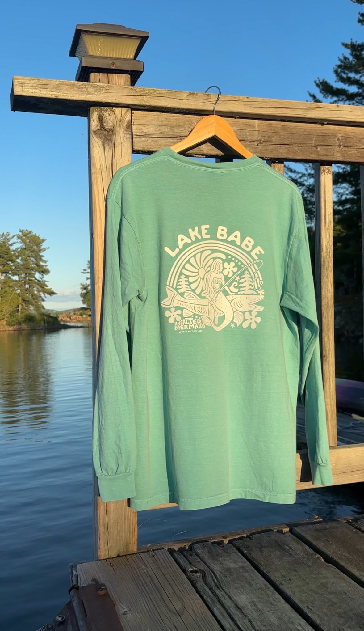 Lake Babe Oversized Long Sleeve