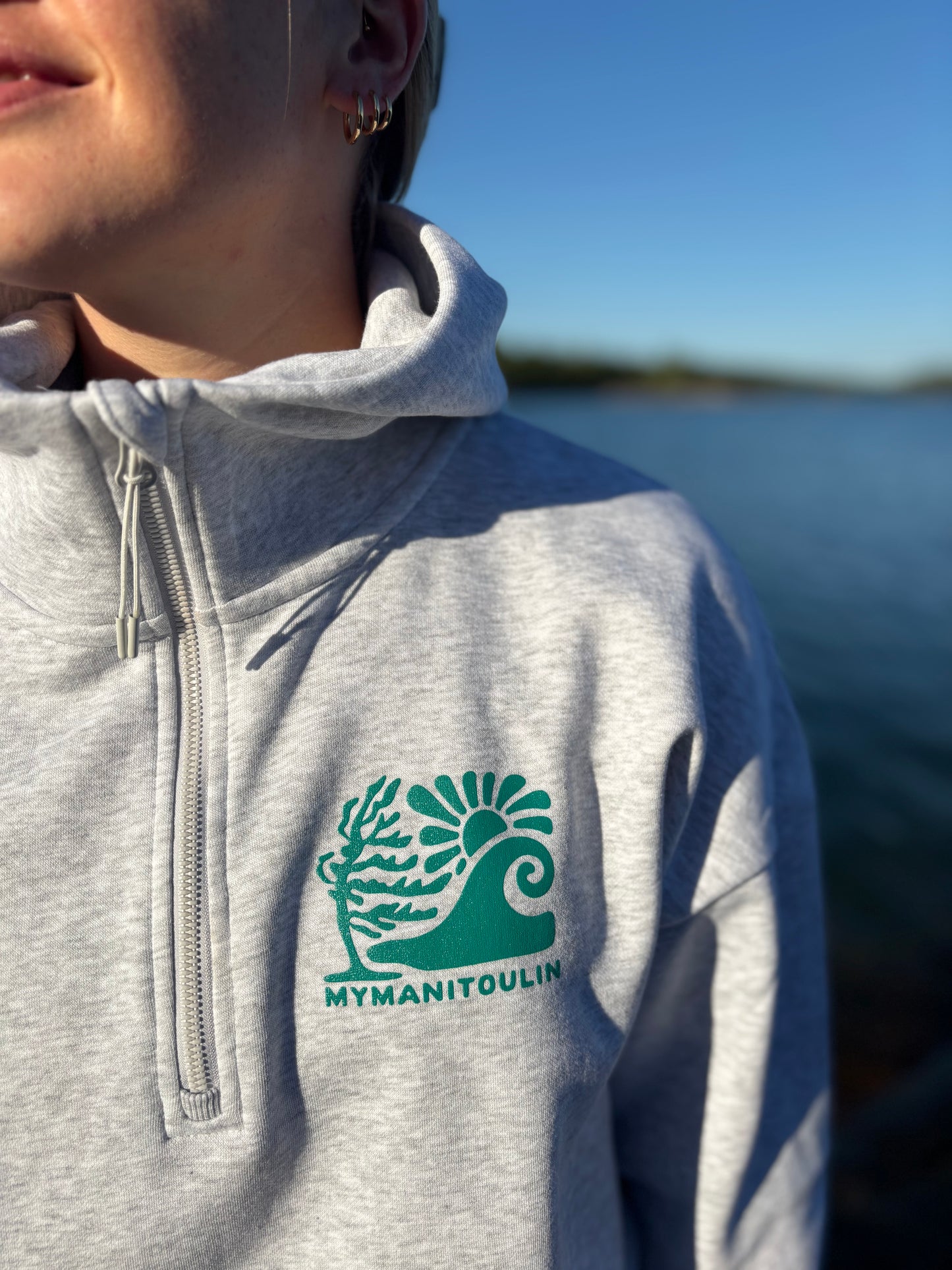 Lake Babe ¼ Zip Hoodie