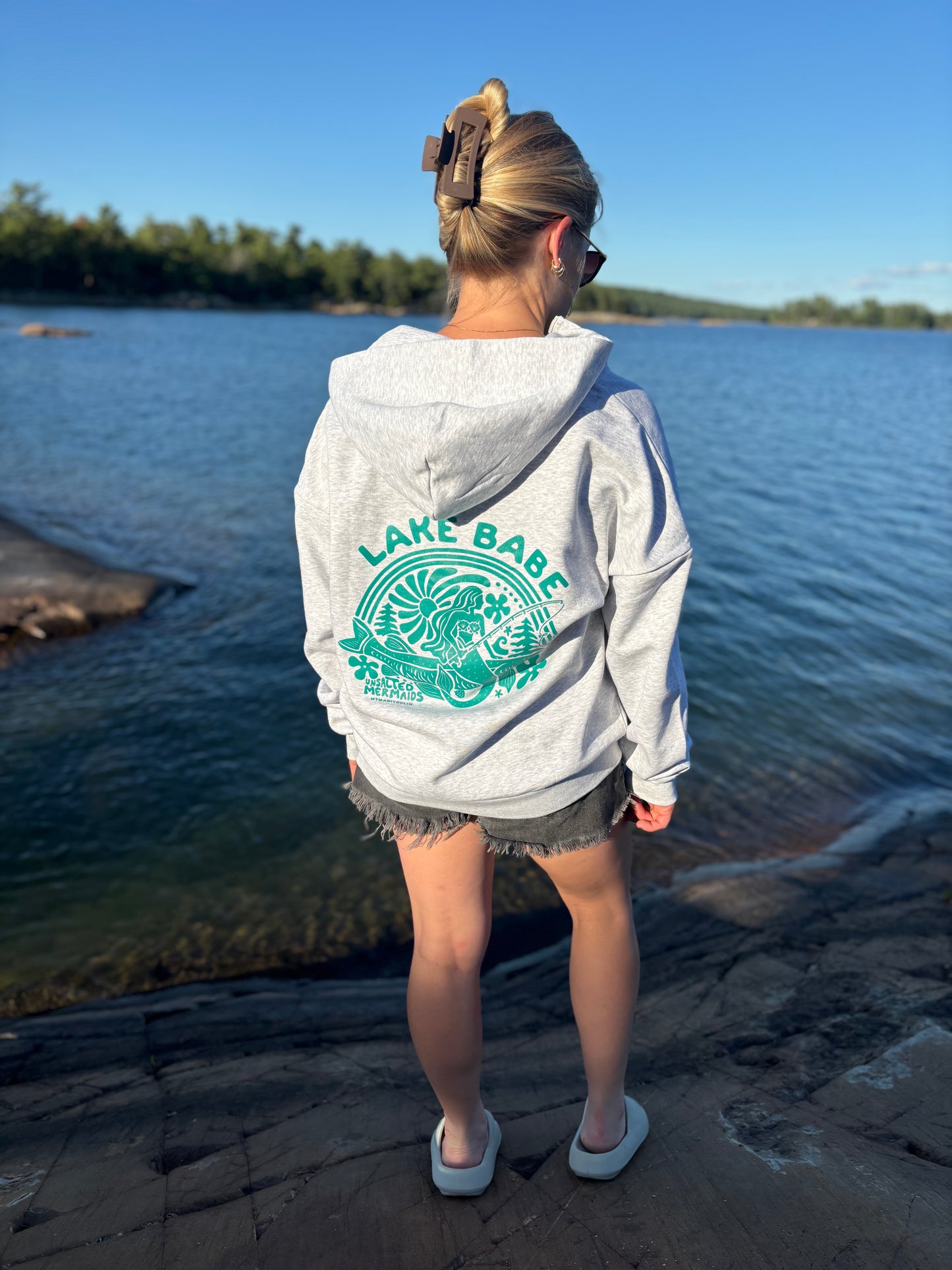 Lake Babe ¼ Zip Hoodie